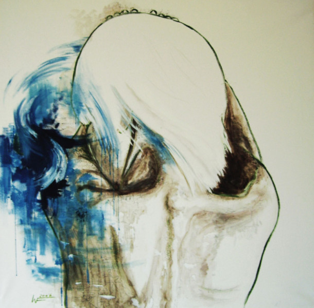 111x110 öl,aquarell,tusche,kohle